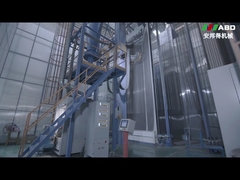 Ligne automatique électrostatique de peinture de manteau de poudre récupération de poudre de 98%