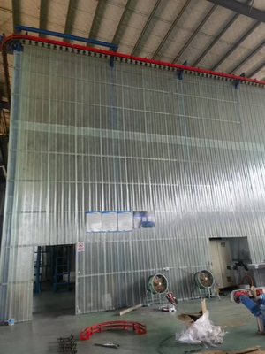 Save Space Multiple Electric Full-automatic Cabinet Vertical Powder Coating Line