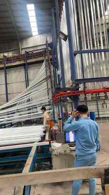 Automatic Spraying System Customized for Customers  Vertical Powder Coating Line for Aluminum Profiles