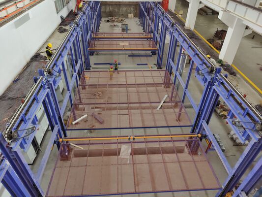 Full-automatic Flipping Table  Vertical Anodizing Production Line for Aluminum Profiles