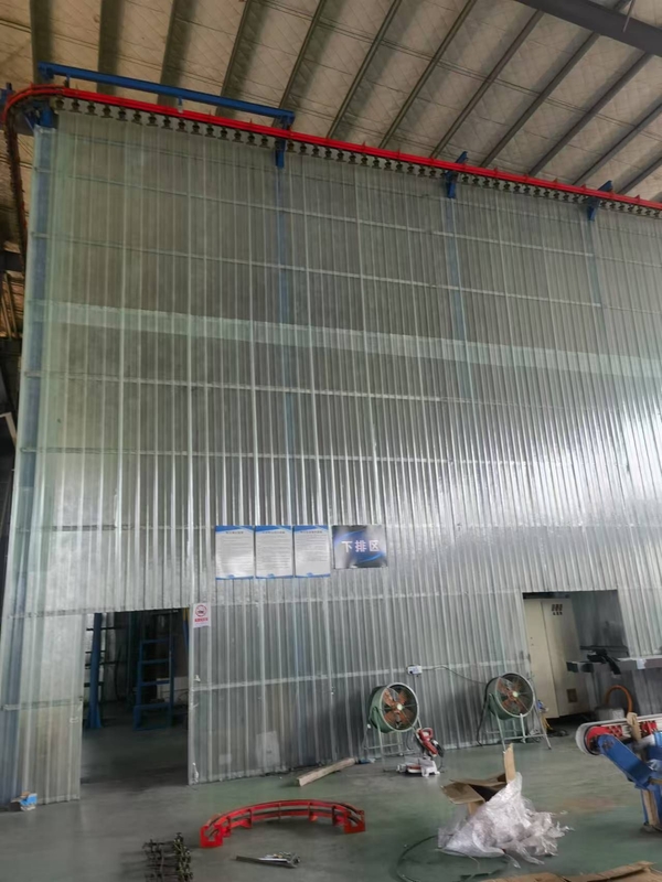 Save Space Multiple Electric Full-automatic Cabinet Vertical Powder Coating Line
