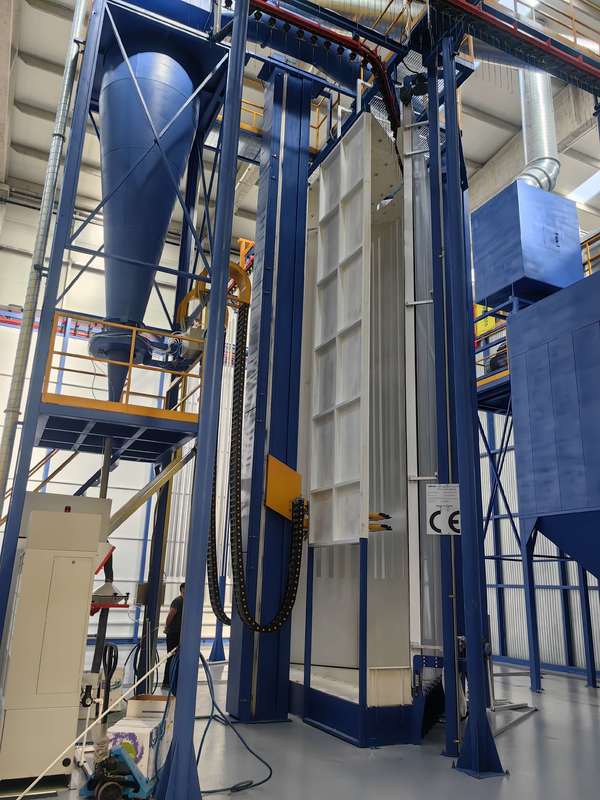 Automatic Vertical Powder Coating Line for Aluminum Profiles