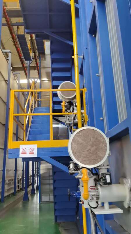 Static-electricity Powder Coating Aluminum Profiles Vertical Powder Coating Line High-performance