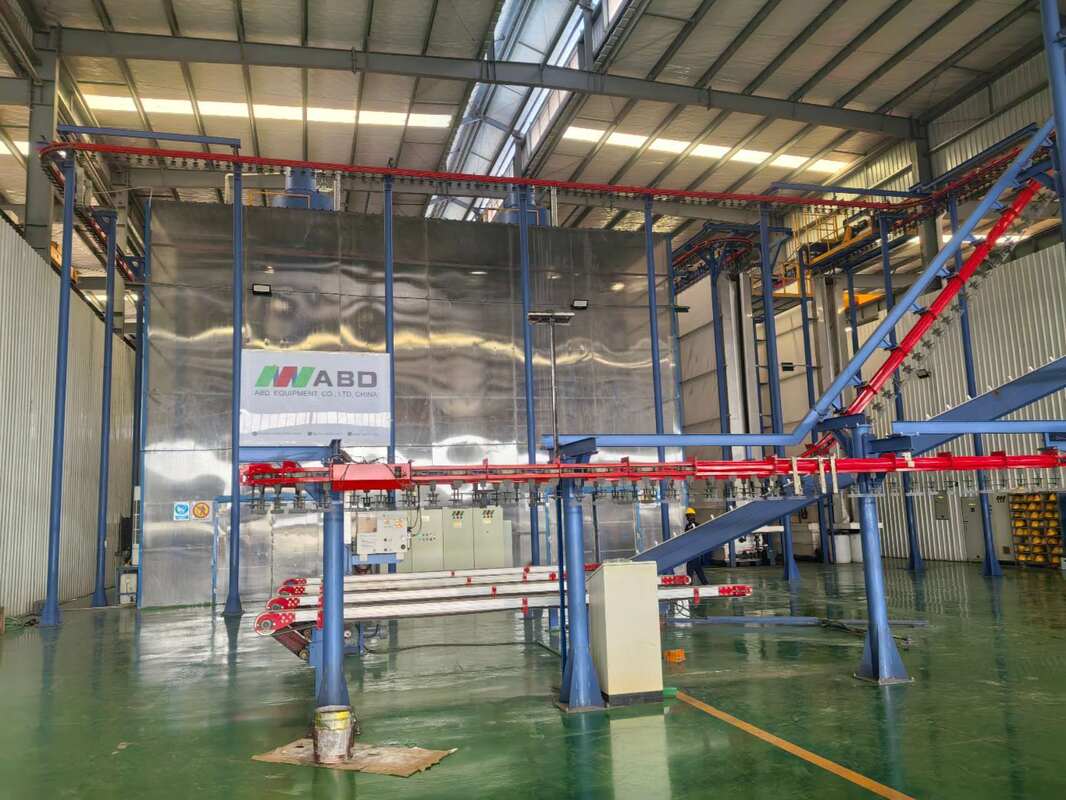 Aluminum Profiles Vertical Powder Coating Line