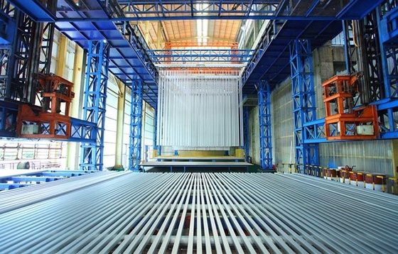 Chaîne de production et système de anodisation verticaux automatisés d'électrophorèse