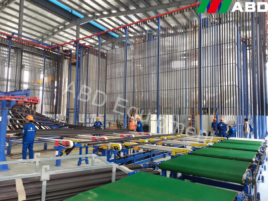 Ligne de peinture de poudre d'usine de traitement préparatoire d'immersion de PLC pour la surface métallique