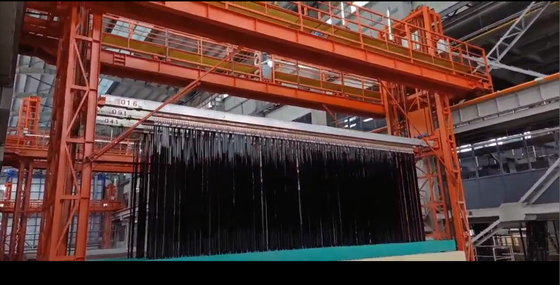 Système de commande informatique supérieur de chauffage au GNL de haute performance ligne de production d'anodisation pour traitement de surface d'aluminium
